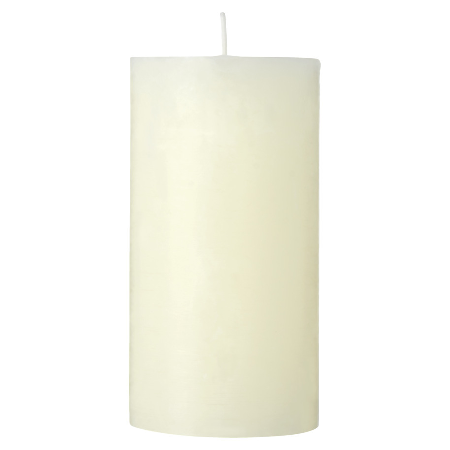 BLOCK CANDLE RUSTIC 70/130 IVORY