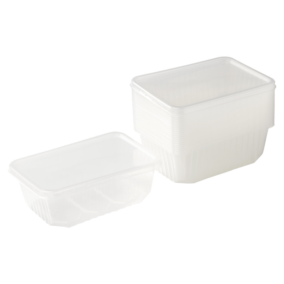 KILO DISH 1/1 KG TRP PP WITH LID