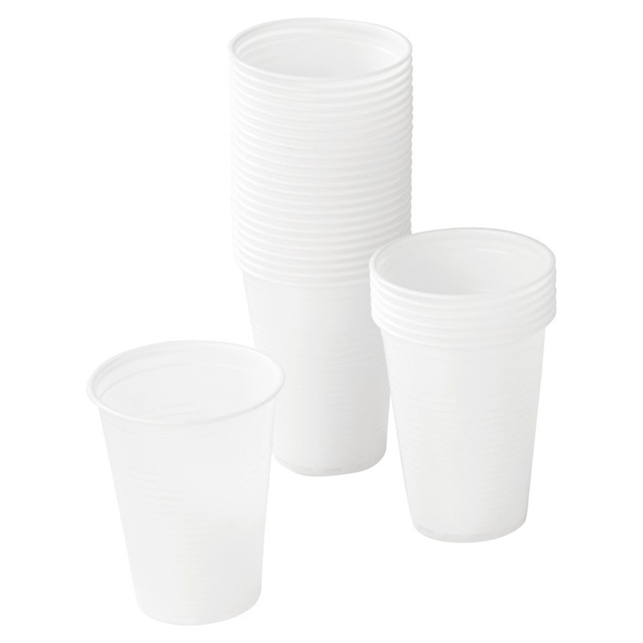 DRINK CUP 180CC WHITE PS  VERV. 60204142