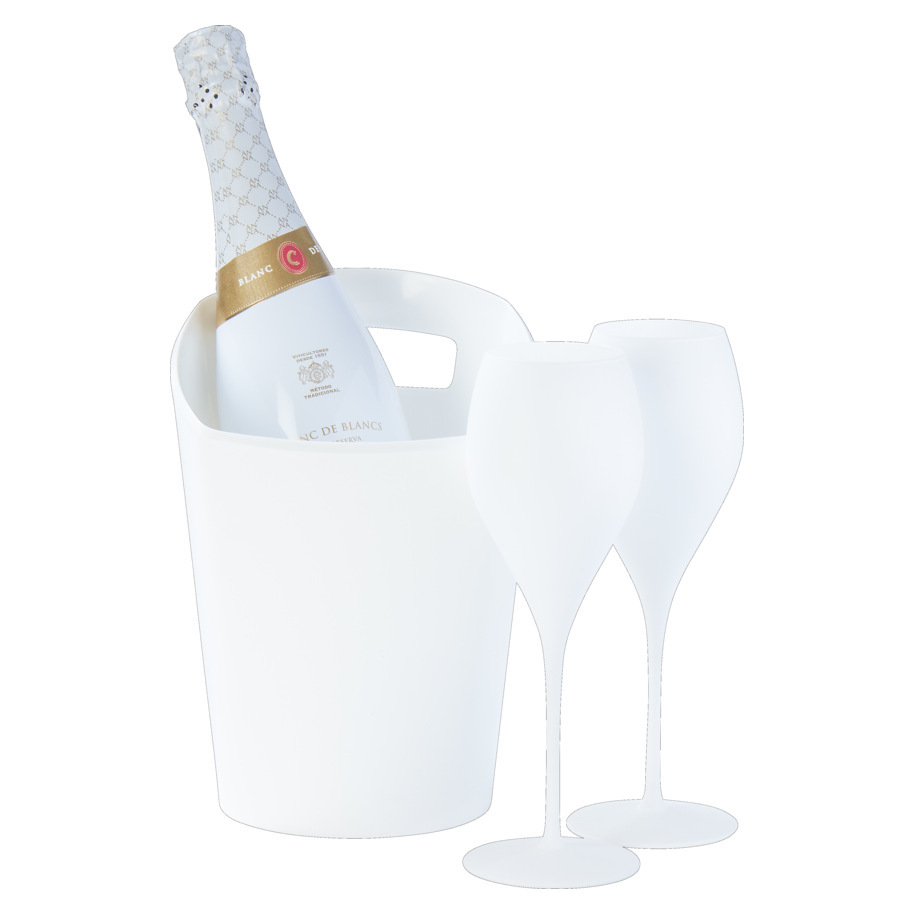 CHAMPAGNEGLAS 34CL WEISS