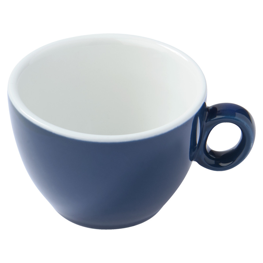 BICOLOR  TEA CUP DARK BLUE