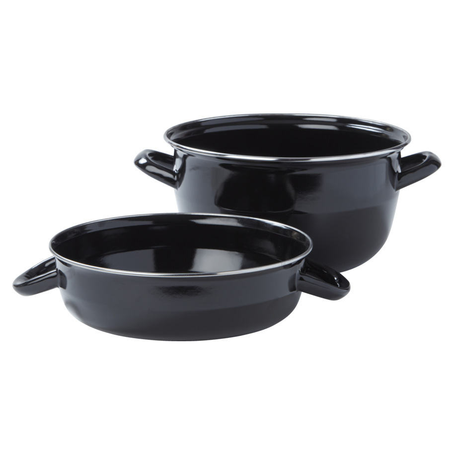CASSEROLE A MOULES ROND 240 MM EMAILLEE