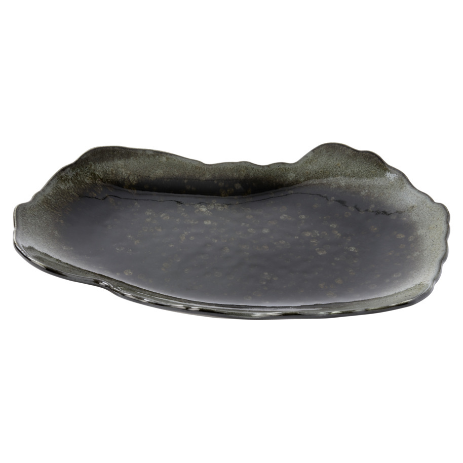 PLAT OVAL CM30X20 REEF OYSTER