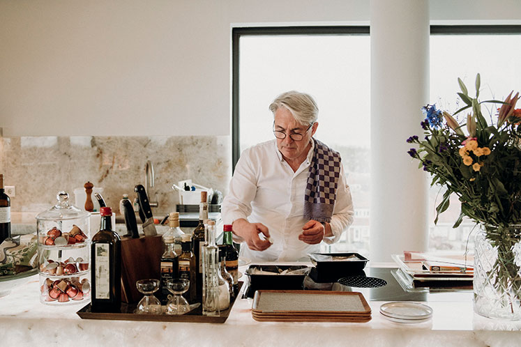 Hans Verhoeven, eigenaar en chef-kok bij Brasserij & Restaurant Kok