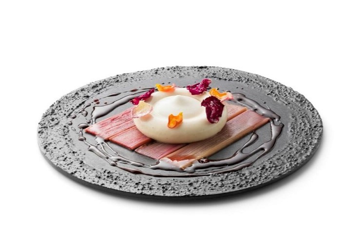 Panna Cotta Ring met rozenespuma