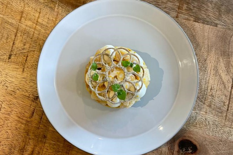 Tartelette van citroen met sinaasappel en cake orange