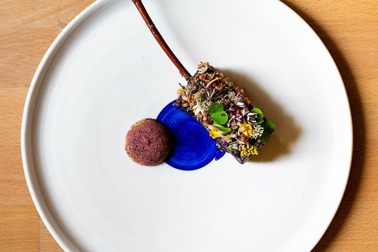 Geglazuurde kastanjetempé