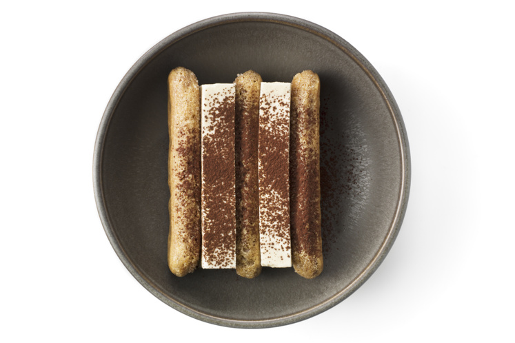 Mascarponebalk Tiramisu