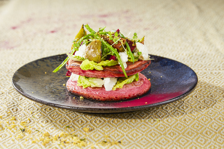 Veggie goat pannenkoek