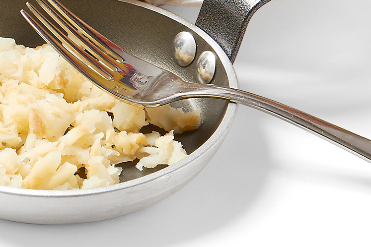 In de oven gepofte knolselderij