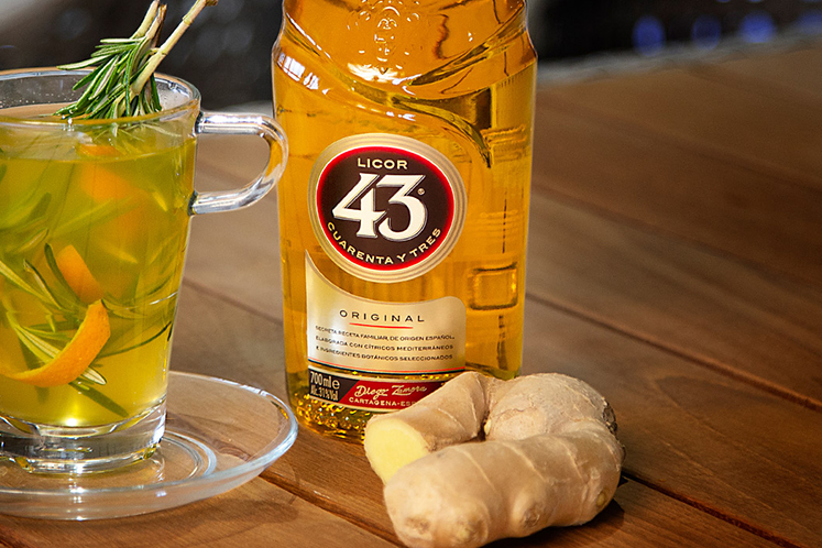 Hot Orange Licor 43 Tea