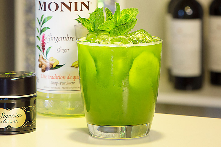 Matcha Spitfire (mocktail)