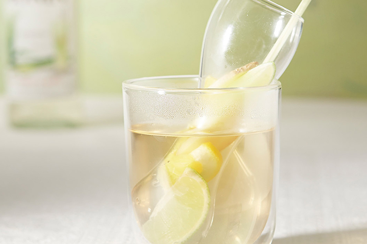 Groene thee en lemongrass