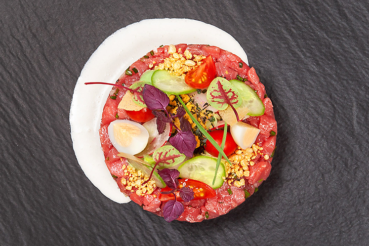 Handgesneden steak tartaar