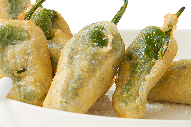 Krokante padrón bites