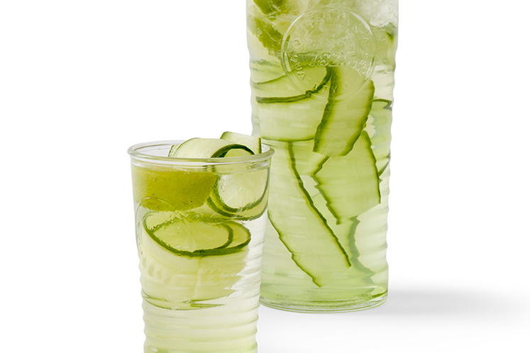 Cucumber ice tea