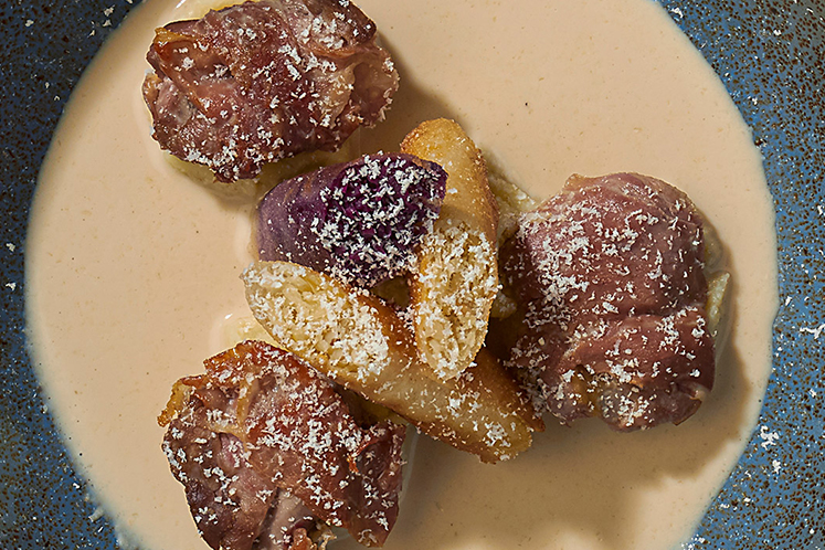 Fazantendijen met blanc d’amande