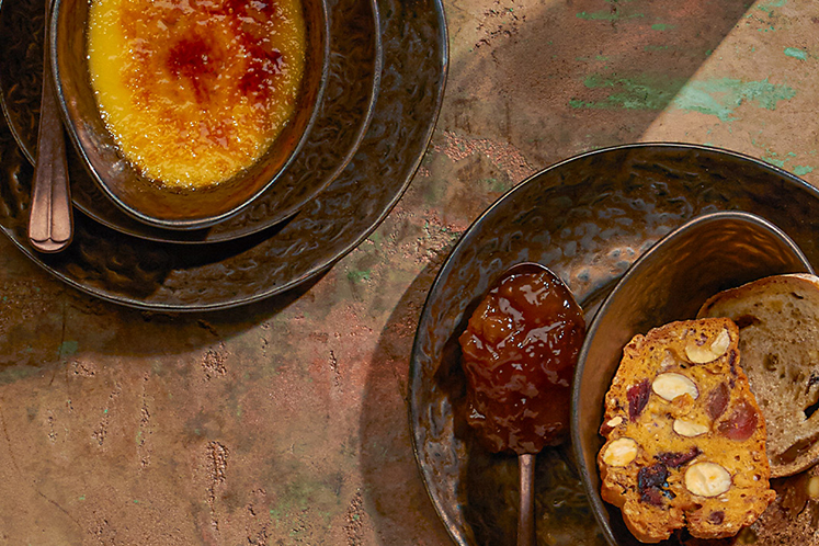 Crème brûlée van Herve kaas