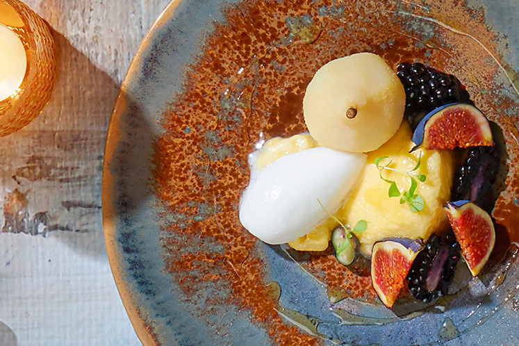 Sabayon van steranijs en kaneel