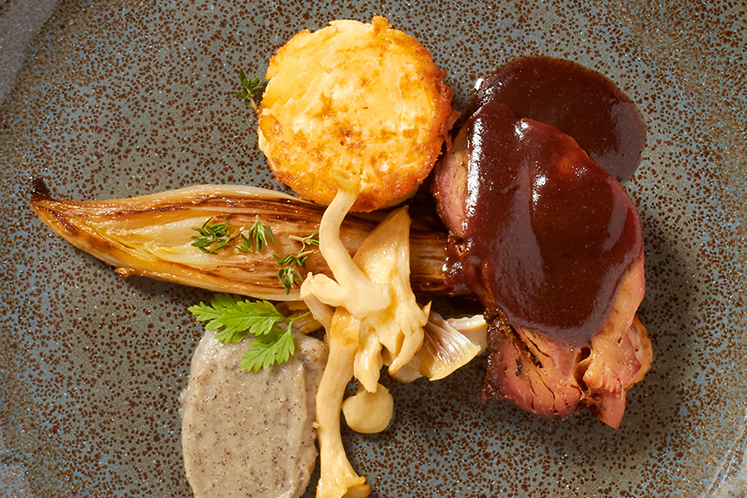 Kalfssukade barbecuestijl