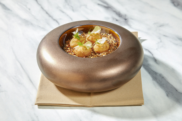 Mais-kaasbolletjes met crispy graantjes