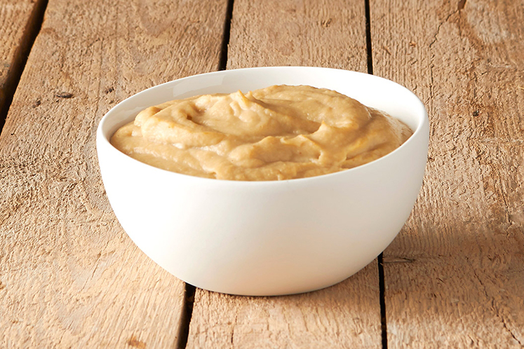 Puree van knolselderij en cèpes