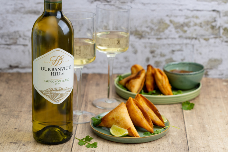 Garnalen- en ananassamosa's