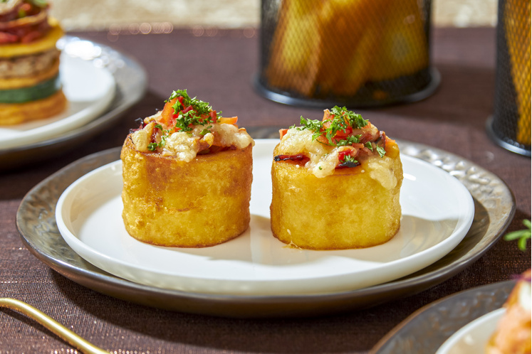 Gevuld potato-pasteibakje