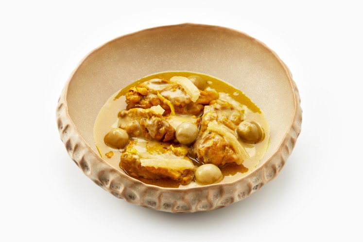 Marrokaanse kip en olijven