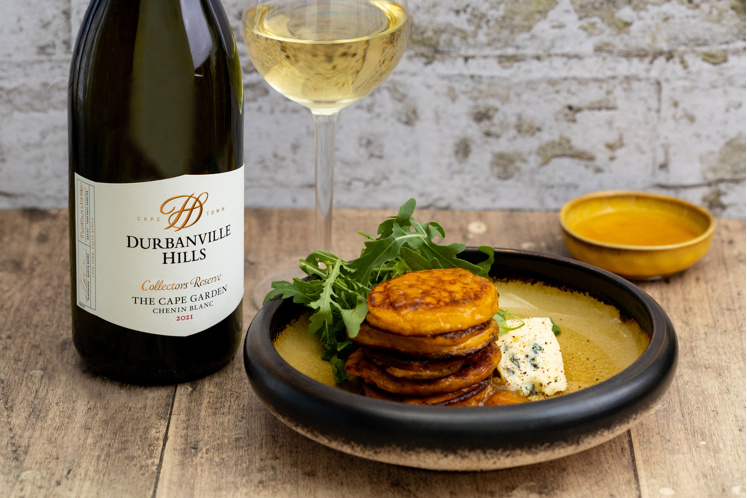 Pampoenkoekies en salade met abrikozendressing