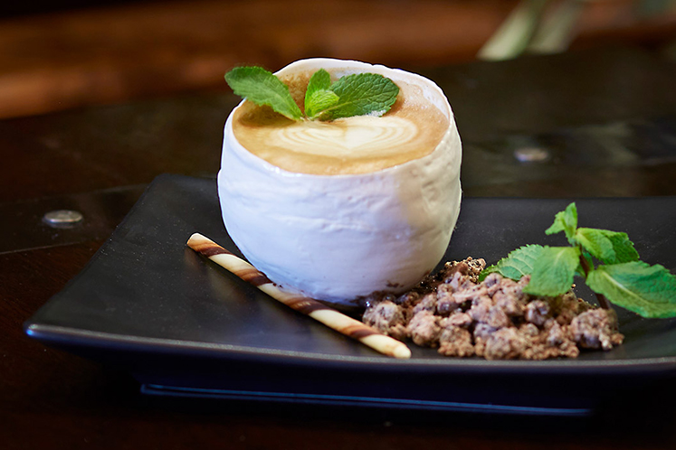 Cappuccino chocolate-mint