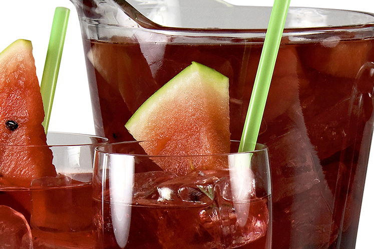 Frische Wassermelonenlimonade