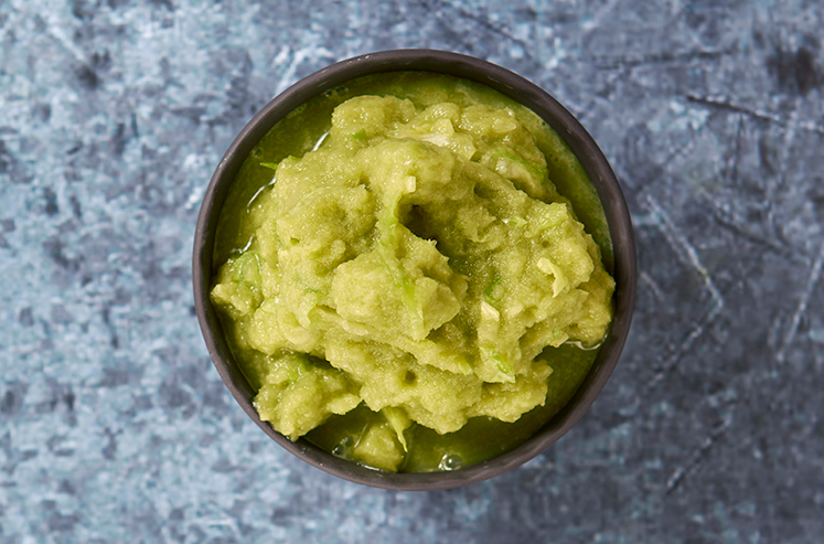 Granité aus Eisbergsalat