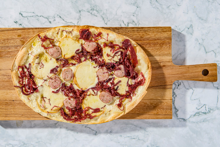 Flammkuchen smokey wildzwijn