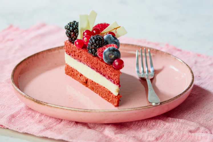 Gâteau Red Velvet en plaque — extra image