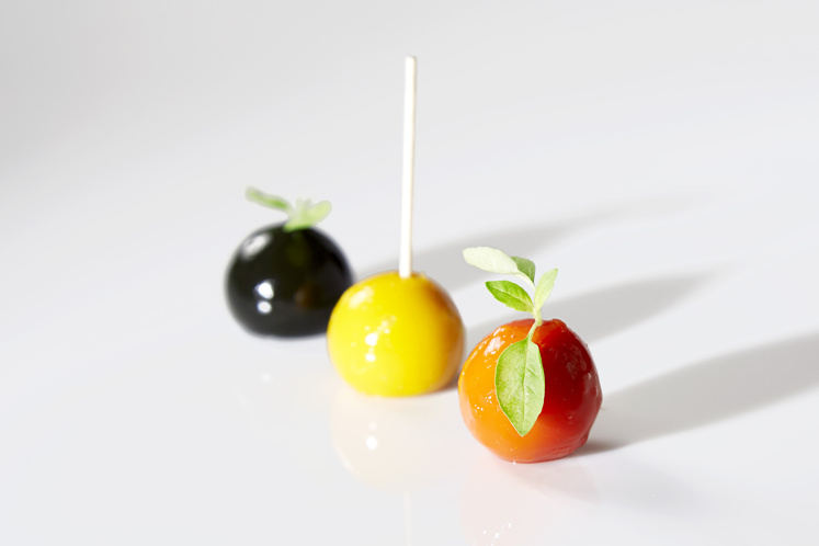 Balletjes in vruchtengelei