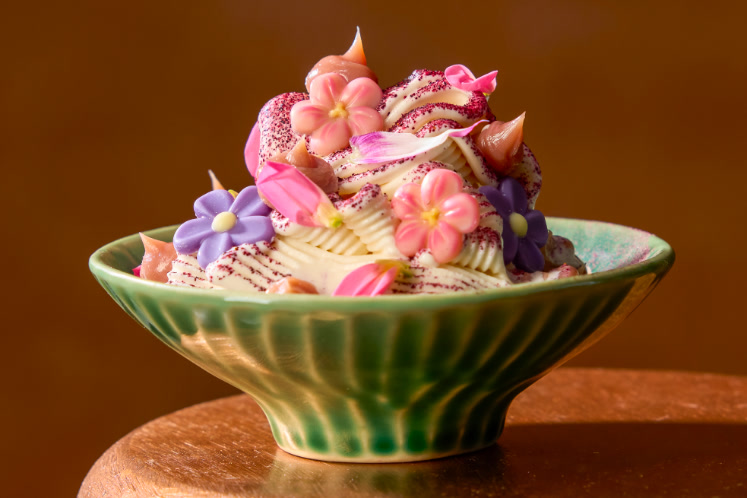 Blueberry Ruby soft serve