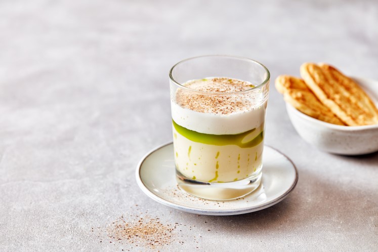 Aardappel-truffelsoep met Parmezaans kaasschuim