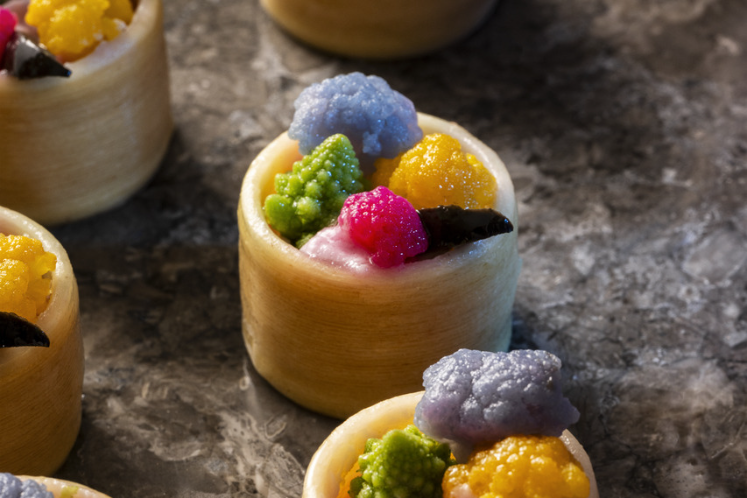 Circle 3D-pasta met bloemkool en kaas