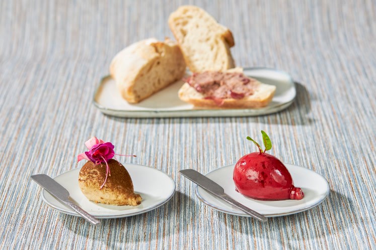 Ballon van reepaté en Beurre noisette