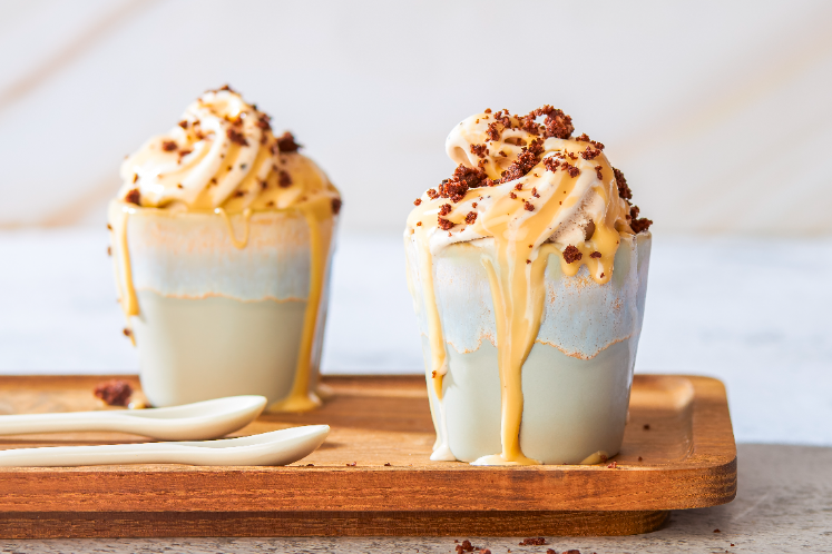 Brownie, vanille & Baileys