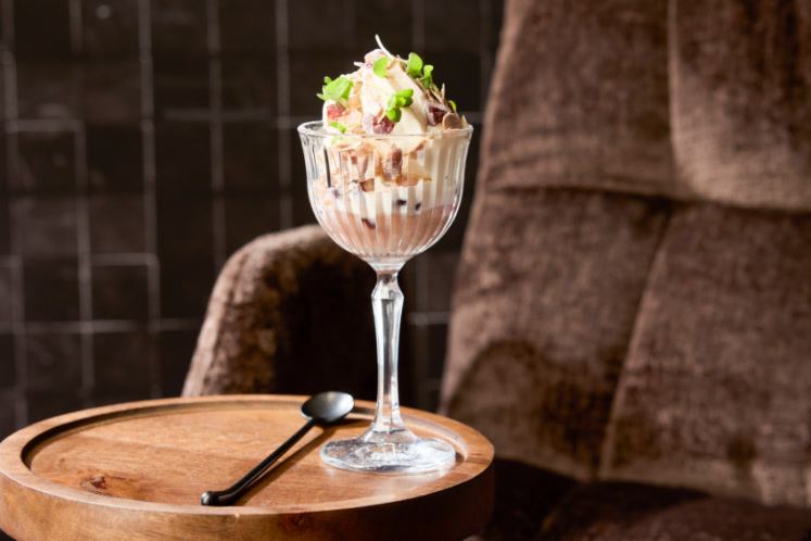 Cherry Amaretto soft serve