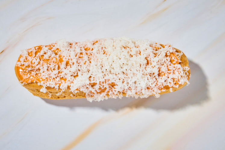 Eclair muhammara & burrata