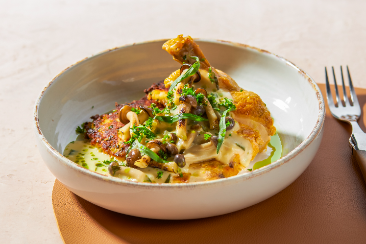 Fricassée van maïshoen