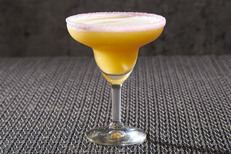 Frozen peach margarita