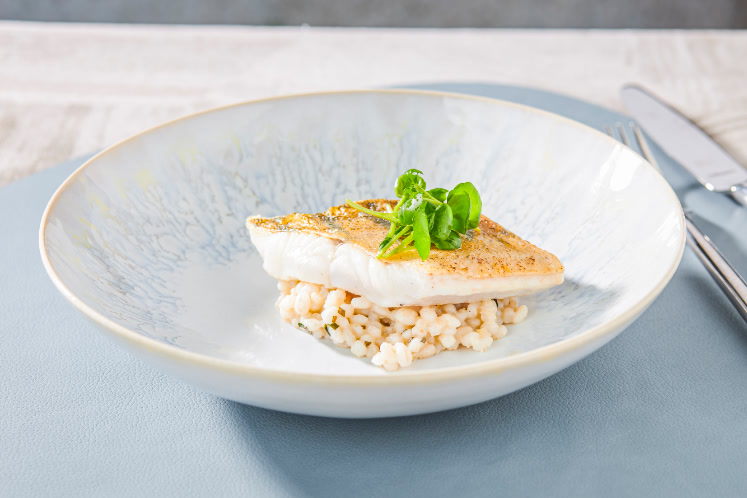 Gebakken snoekbaars met frisse ‘Kruudmoes’