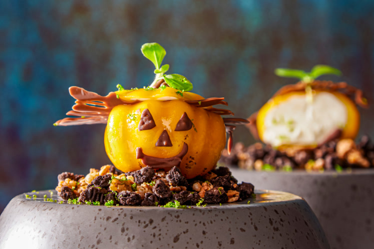 Cheesecake van pompoen