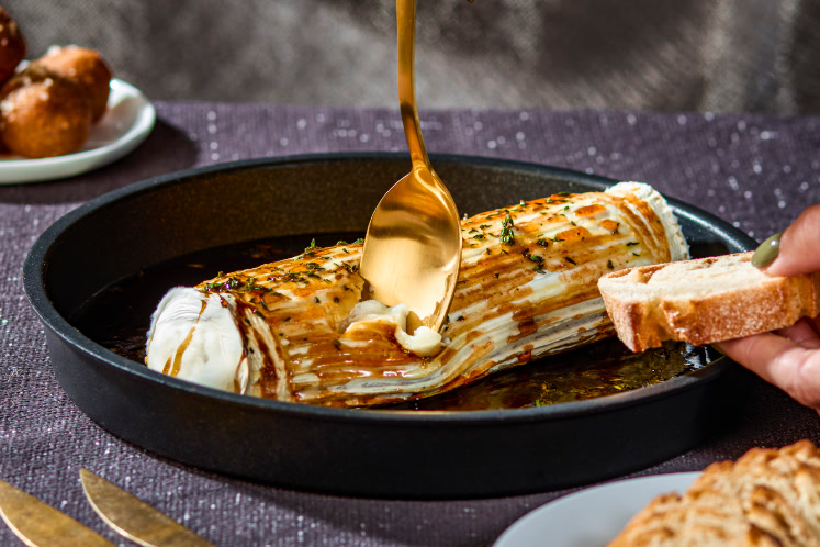 Hot honey geitenkaas