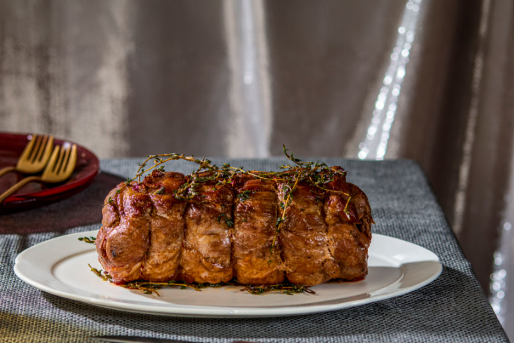 Ibérico rouleaux met nduja