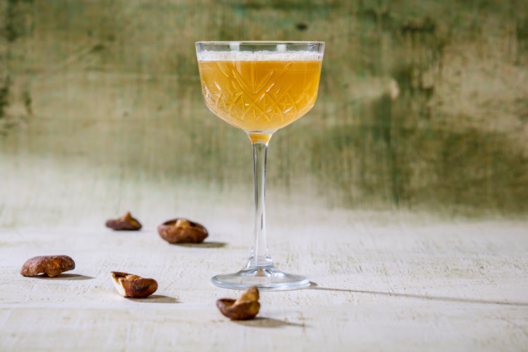 Infused shiitake & miso cocktail